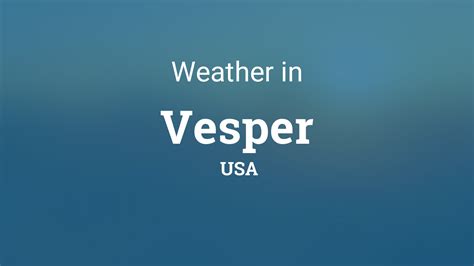 Weather Vesper
