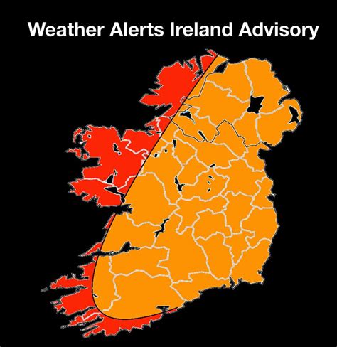 weather warning for ireland