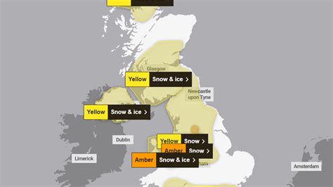 weather warnings for the uk