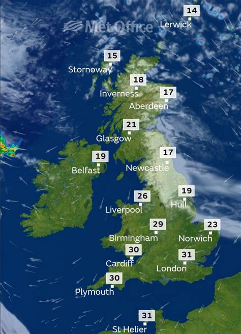 weather warnings map uk