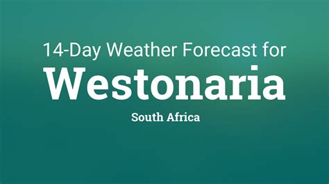 weather westonaria 14 days