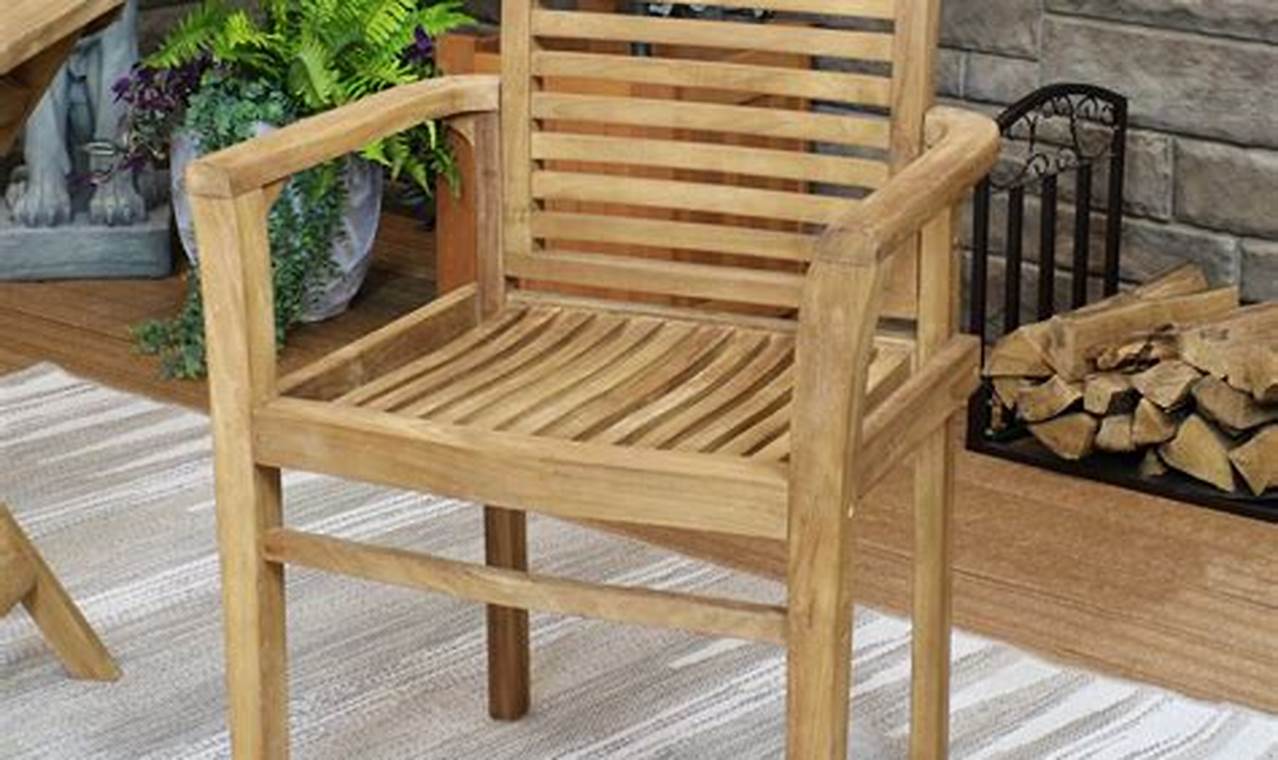 weathered teak outdoor furniture