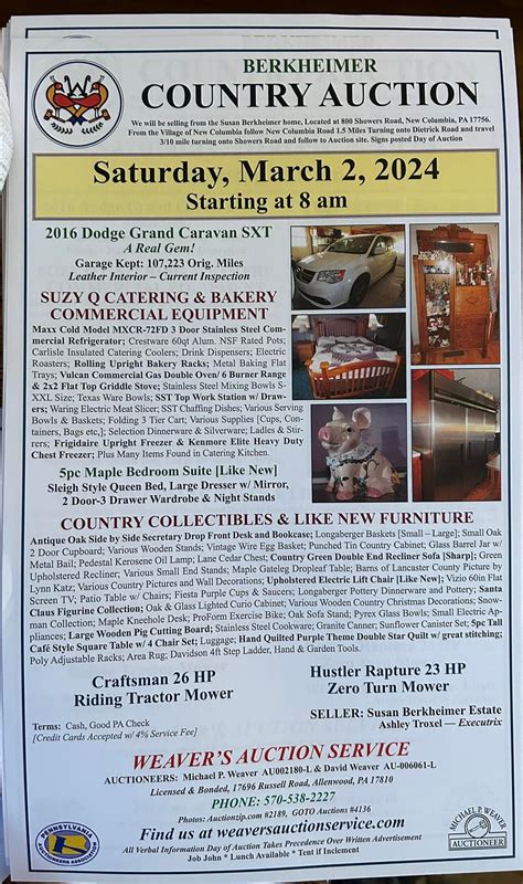 Weaversauctionservice Com