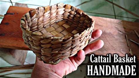 Weaving Cattail Baskets