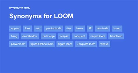 Weaving Loom Synonym