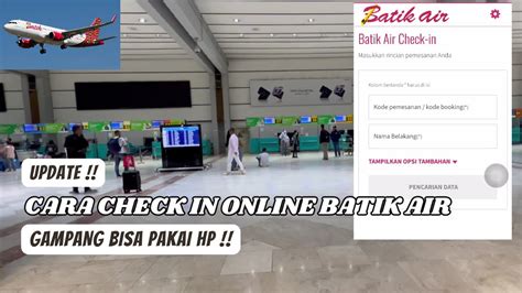 Web Cek In Batik Air newstempo