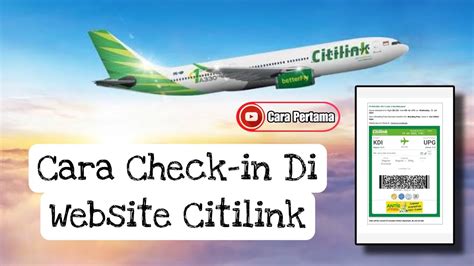 Web Check In Citilink Online Sebuah Panduan Infojalanjalan