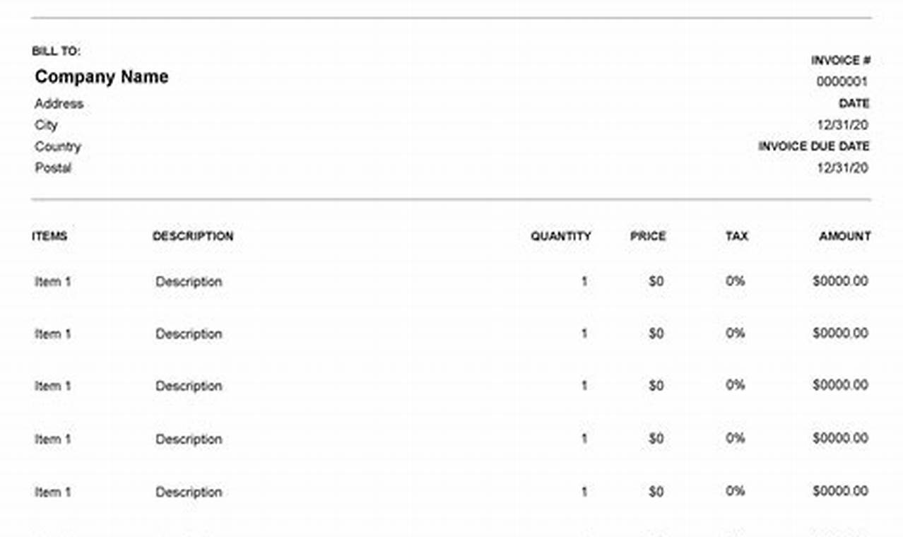 Web Hosting Invoice Free: A Comprehensive Guide for Online Businesses