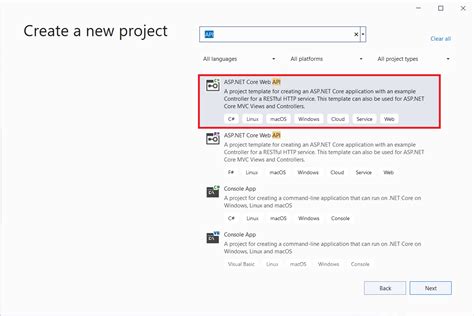 web api in .net core 6