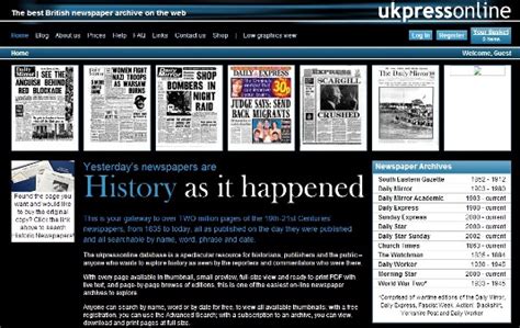 web archive of newspapers