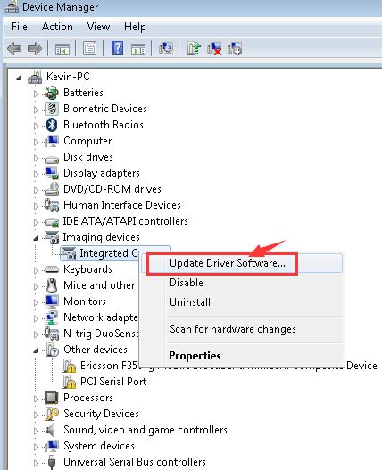 web camera driver for windows 7 dell laptop