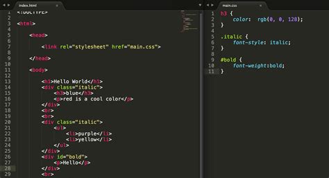web design code examples