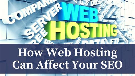 web hosting and SEO