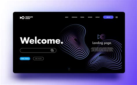 web landing page examples
