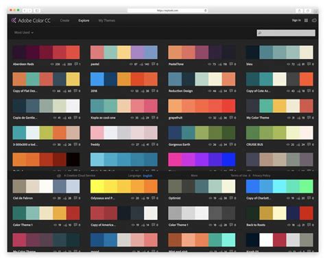 Web Page Color Scheme Examples