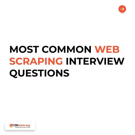 web scraping interview questions