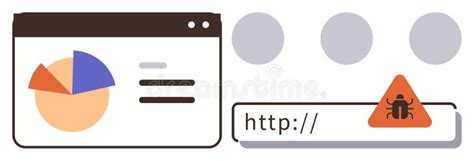 検索結果と安全警告を確認するブラウザ画面のイメージ