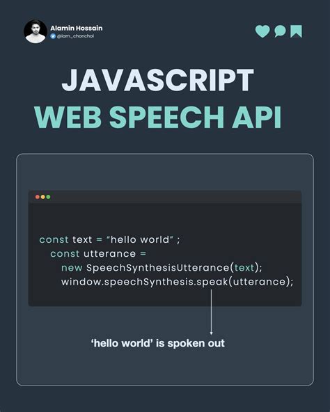 web speech api javascript example