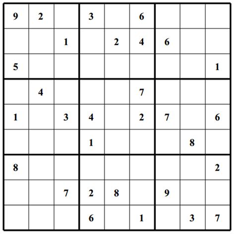  Sudoku Medium Puzzle Difficult