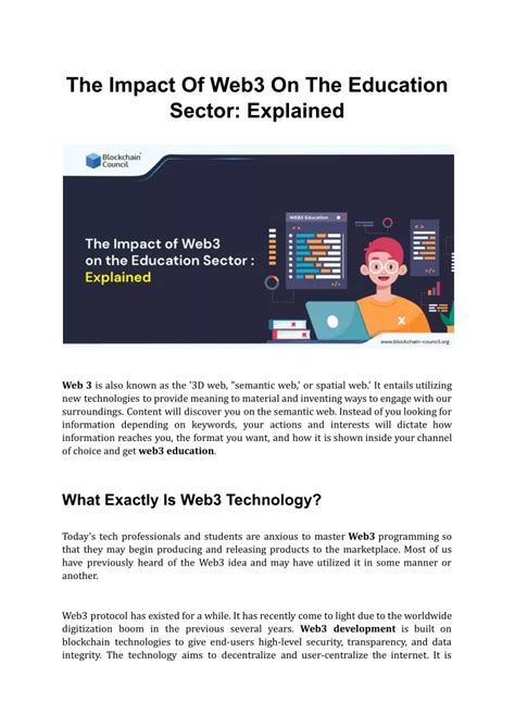 Web3 India Sector-Wise Impact