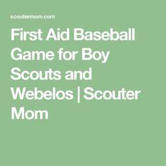 Webelos First Aid Games