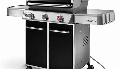 Weber Genesis 3 Burner Natural Gas Grill E 10 Black 8 000 Btu At