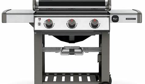 Weber Genesis Ii E 310 3 Burner Natural Gas Grill In Black With