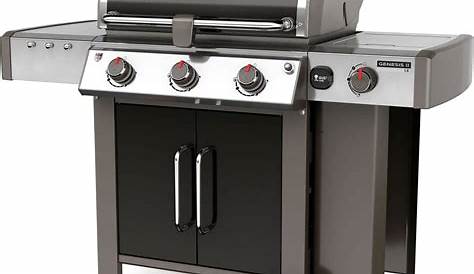 Weber Genesis Ii Lx E 340 S 3 Burner Natural Gas Grill In Stainless Steel With Built In Thermometer And Grill Light