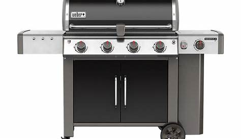 Weber Genesis Ii Lx E 440 4 Burner Natural Gas Grill In Black With