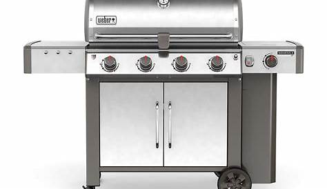 Weber Genesis Ii Lx S 440 4 Burners Propane Grill Stainless Steel 52000 Btu Natural Gas tainless