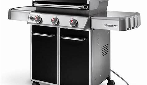Weber Genesis Ii E 310 3 Burner Natural Gas Grill In Black With