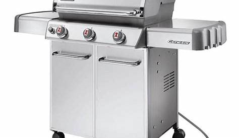 Weber Genesis Ii E 310 3 Burner Natural Gas Grill In Black With