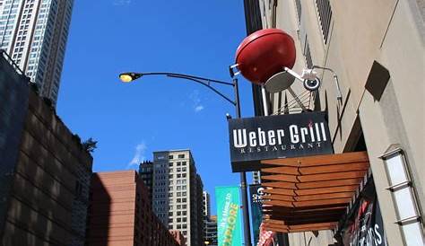 Weber Grill Chicago Downtown Hilton Garden Inn Dining