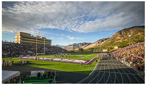 Football stadium at Weber State University in Ogden, Utah