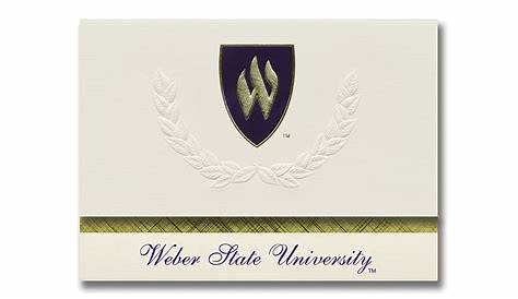 Weber State University Graduation Announcements Signature