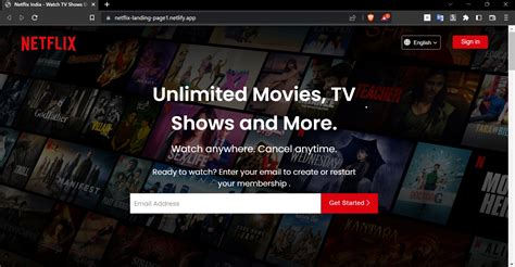 website for netflix