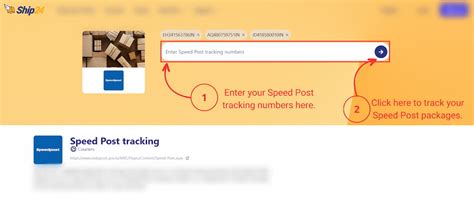 website for tracking speed post