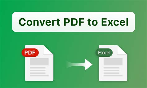 5 Ways to Convert PDF to Excel