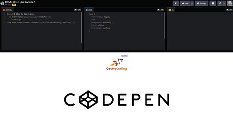 website using html and css codepen