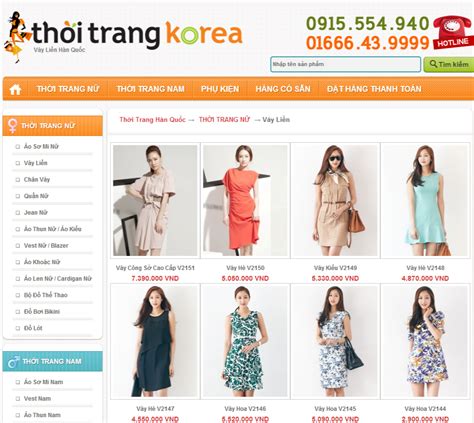 website về thời trang