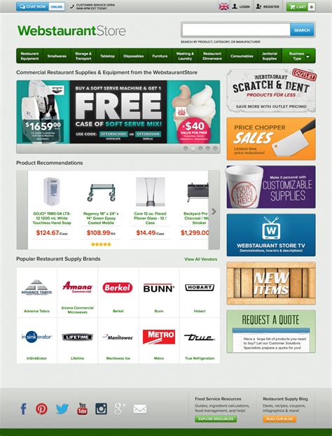 webstaurant store supply store