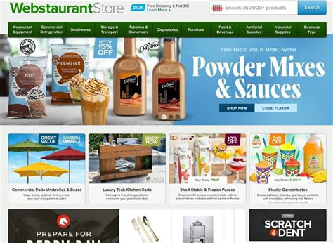 webstaurant wholesale