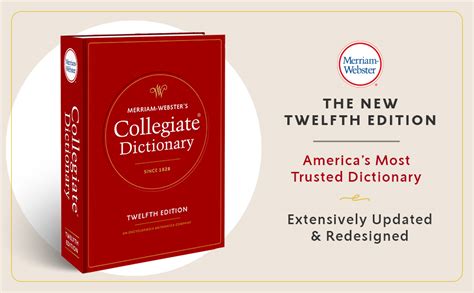 webster's collegiate dictionary 12th edition