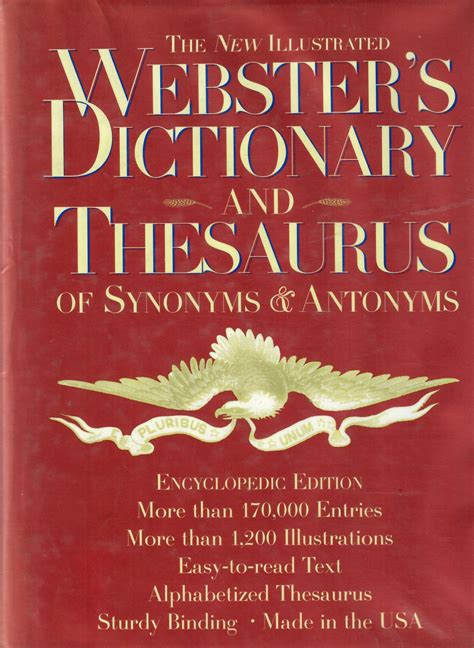 webster's dictionary of synonyms