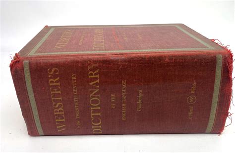 webster's dictionary original edition