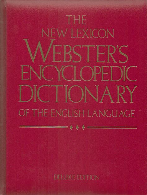 webster's encyclopedic dictionary
