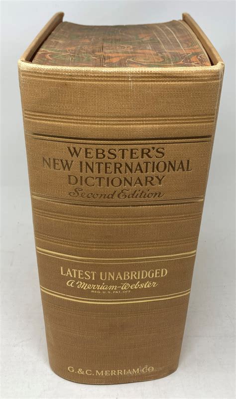 webster's second edition