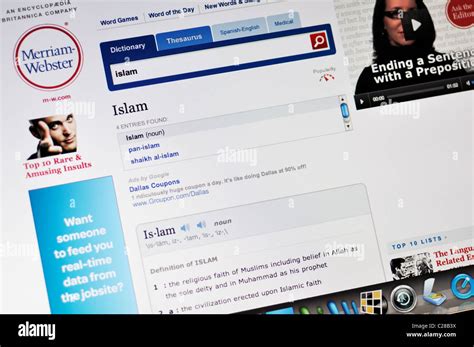 webster dictionary website