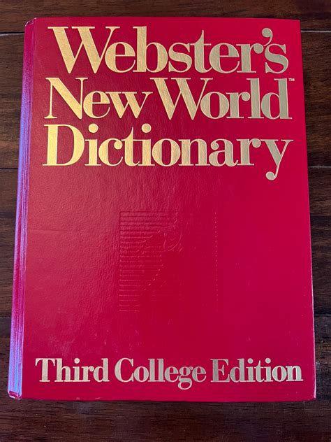 webster new world dictionary