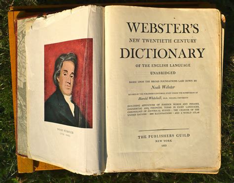 webster of websters dictionary